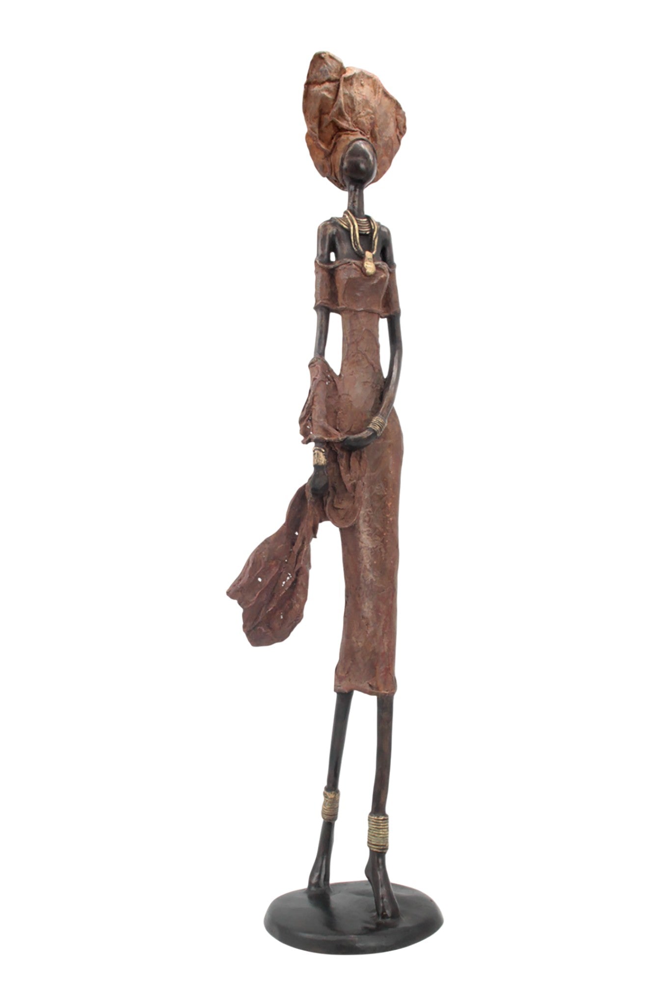 Bronze Issouf 80 cm marron n°2 