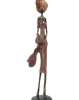 Bronze Issouf 80 cm marron n°2 