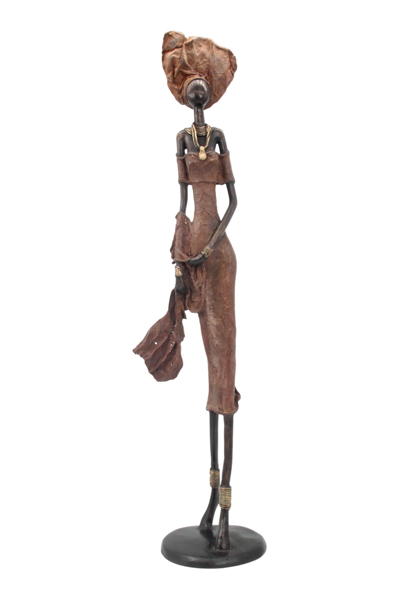 Bronze Issouf 80 cm marron n°2 