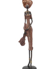 Bronze Issouf 80 cm marron n°2 