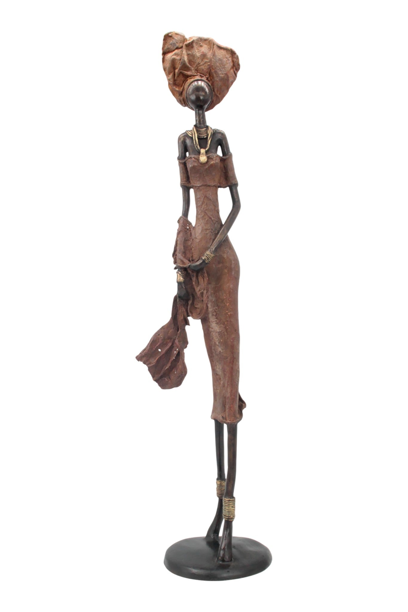 Bronze Issouf 80 cm marron n°2 