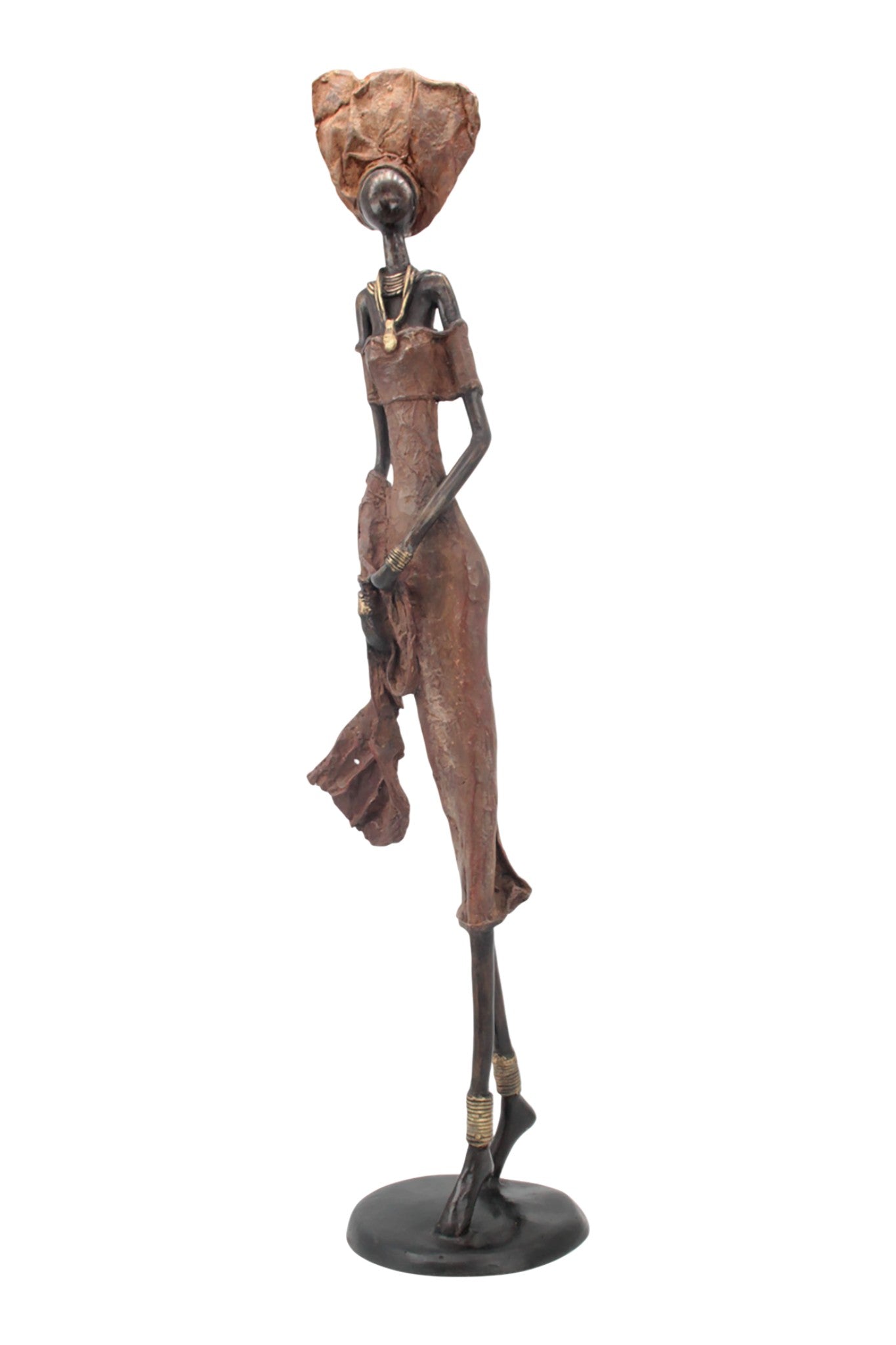 Bronze Issouf 80 cm marron n°2 