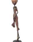 Bronze Issouf 80 cm marron n°2 