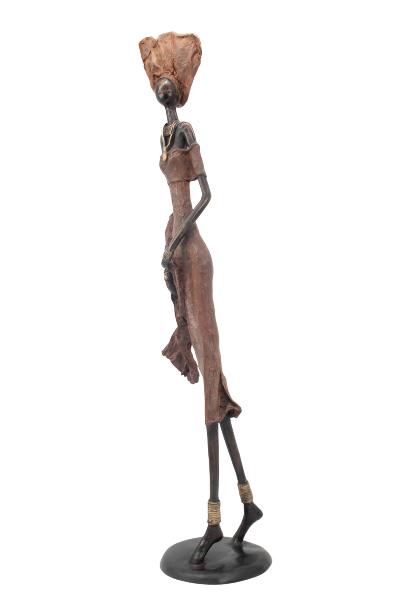 Bronze Issouf 80 cm marron n°2 