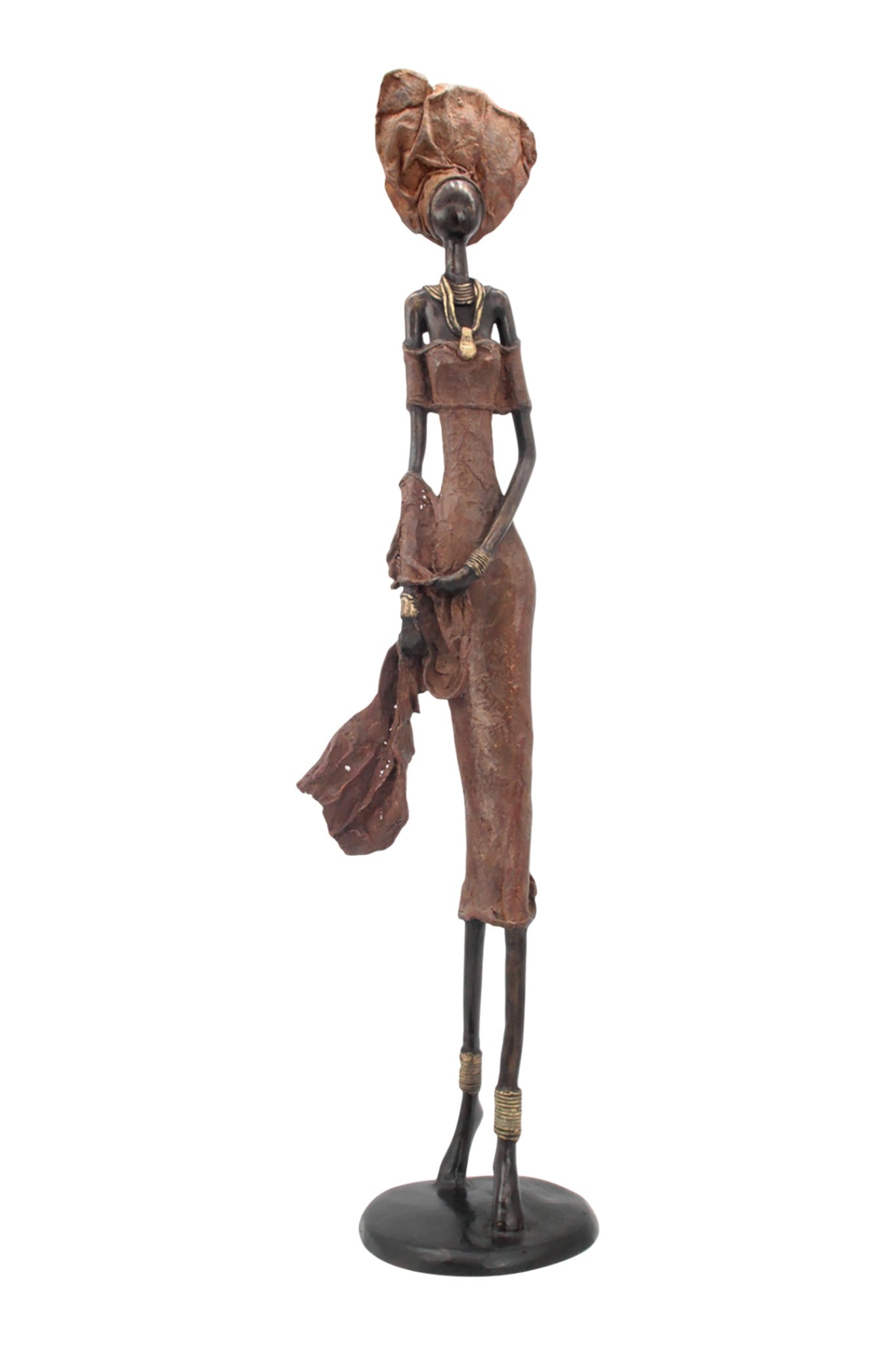 Bronze Issouf 80 cm marron n°2 