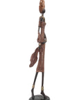 Bronze Issouf 80 cm marron n°2 