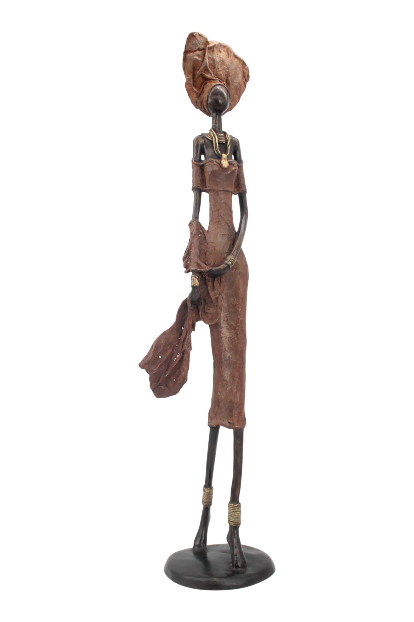 Bronze Issouf 80 cm marron n°2 