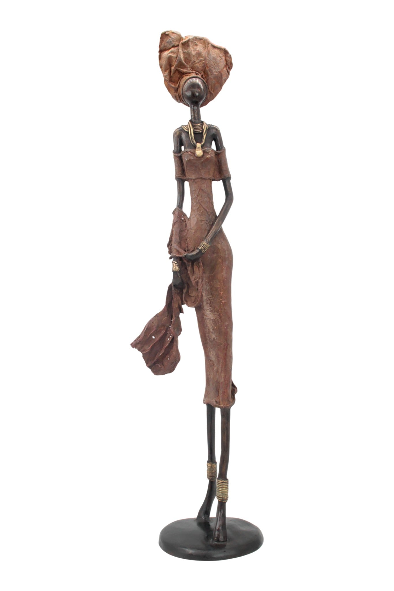 Bronze Issouf 80 cm marron n°2 