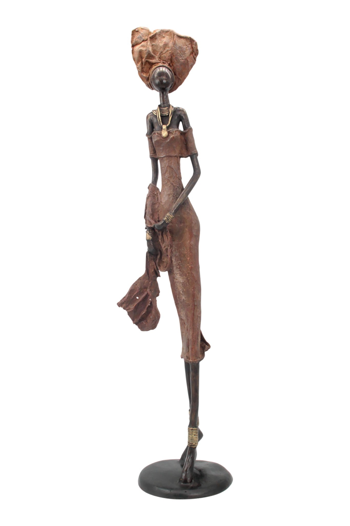 Bronze Issouf 80 cm marron n°2 