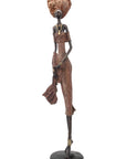 Bronze Issouf 80 cm marron n°2 