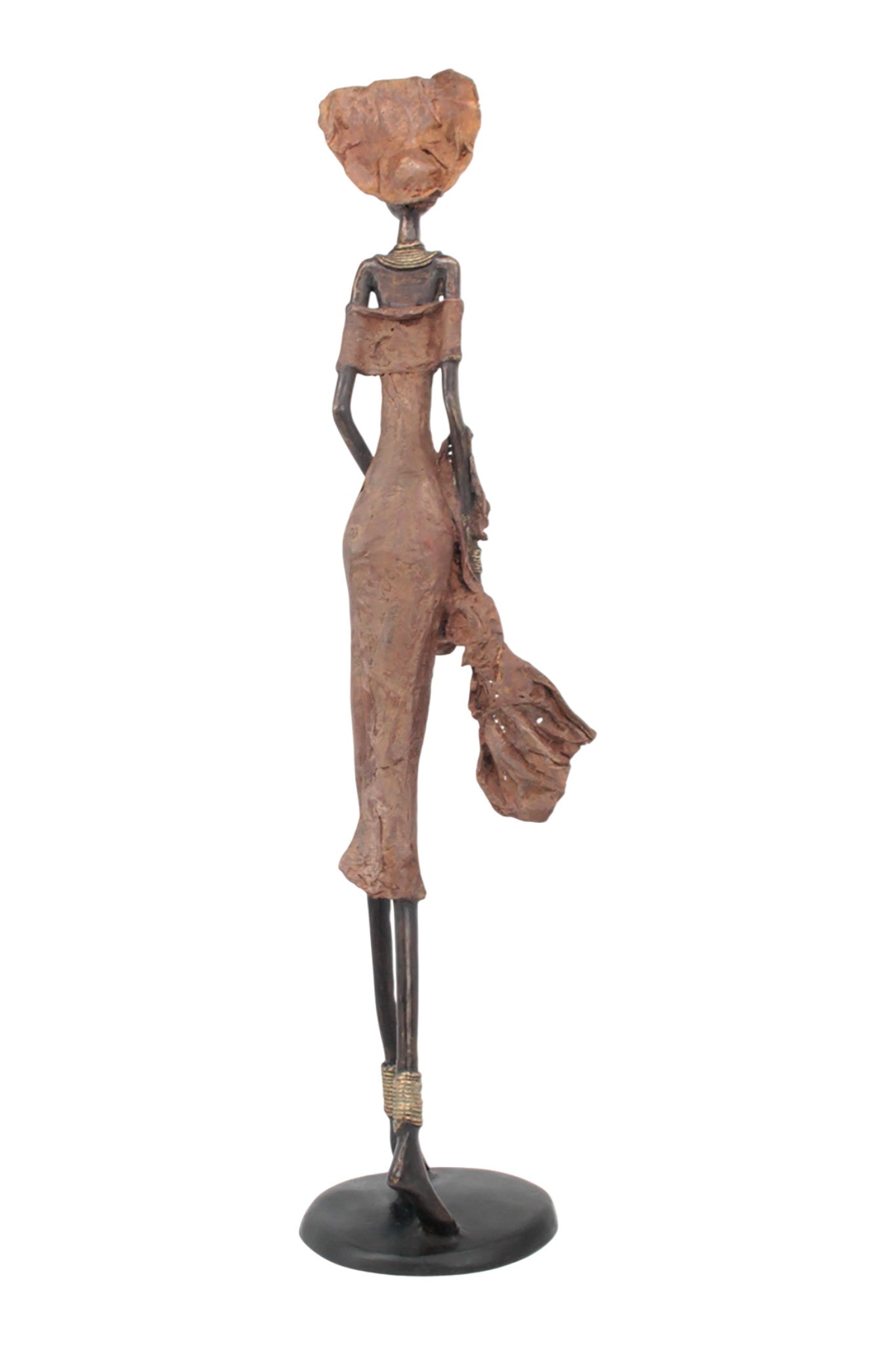 Bronze Issouf 80 cm marron n°2 