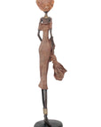 Bronze Issouf 80 cm marron n°2 