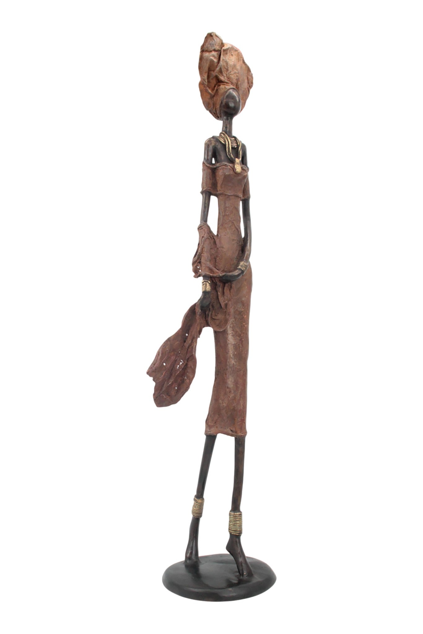 Bronze Issouf 80 cm marron n°2 