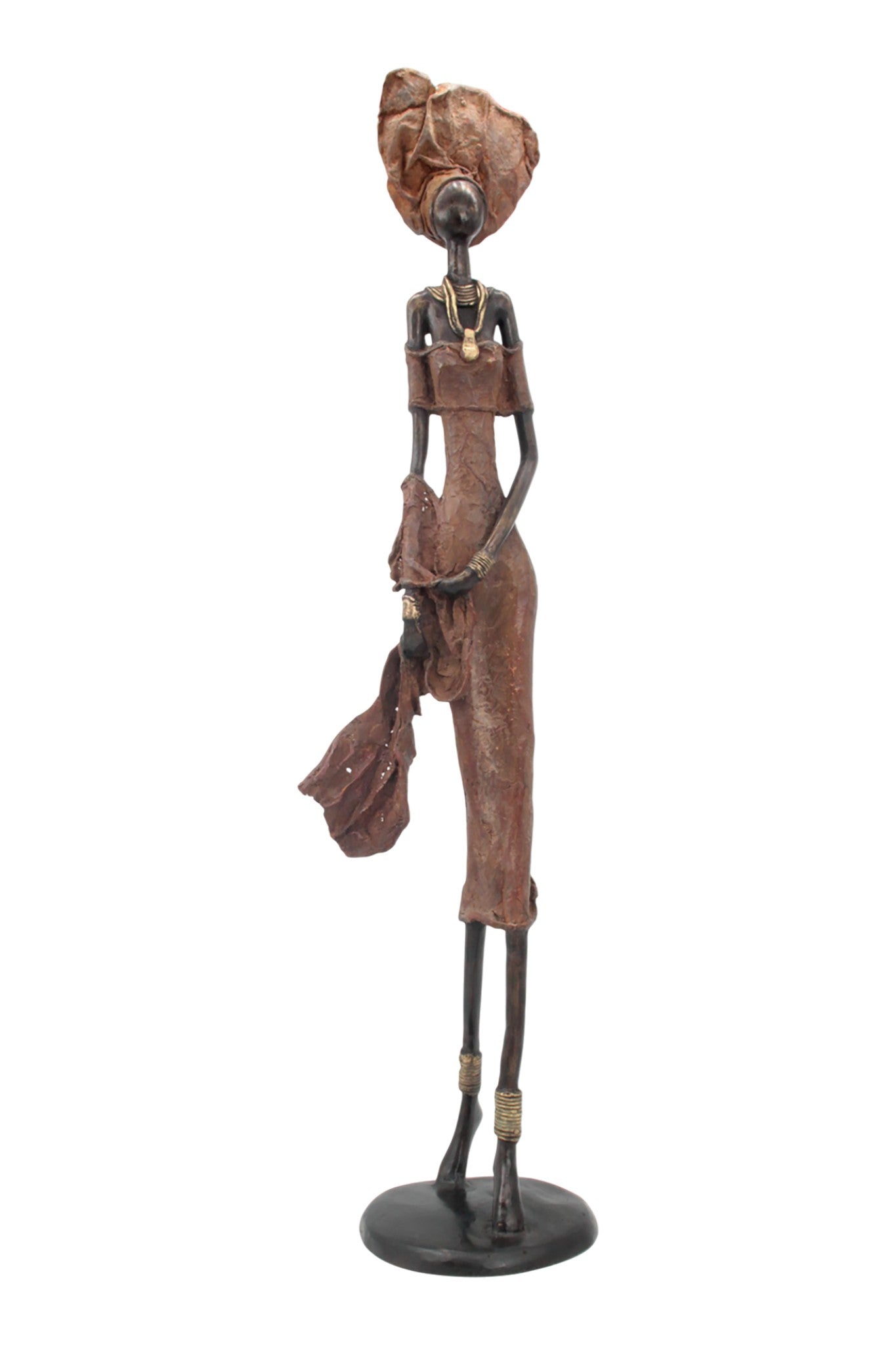 Bronze Issouf 80 cm marron n°2 