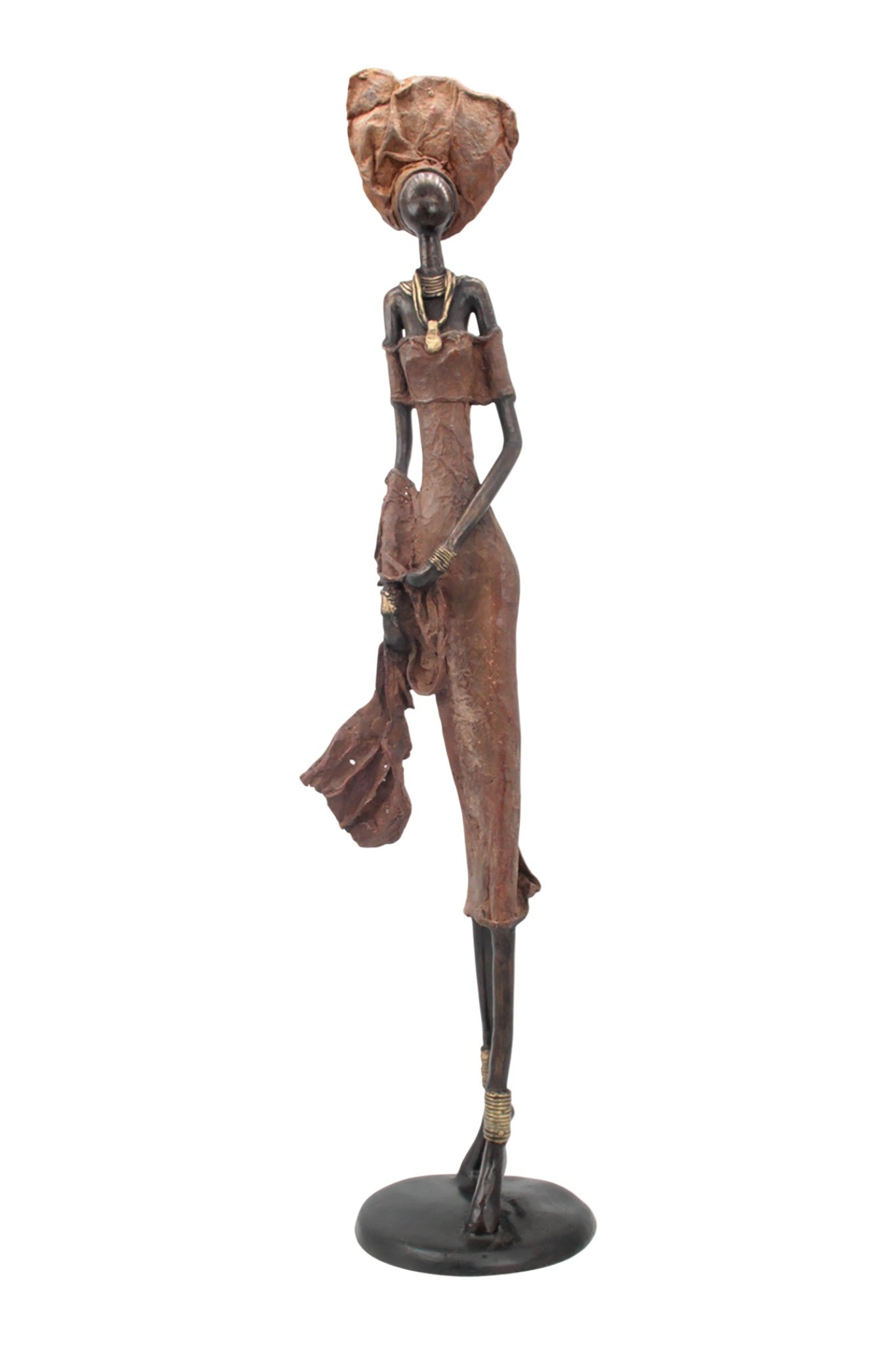 Bronze Issouf 80 cm marron n°2 