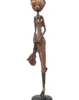 Bronze Issouf 80 cm marron n°2 