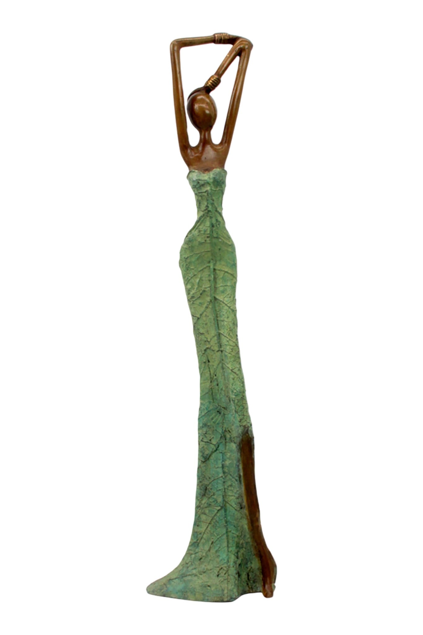 Bronze Issouf 55 cm vert n°2 
