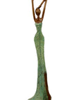 Bronze Issouf 55 cm vert n°2 