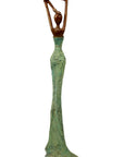 Bronze Issouf 55 cm vert n°2 