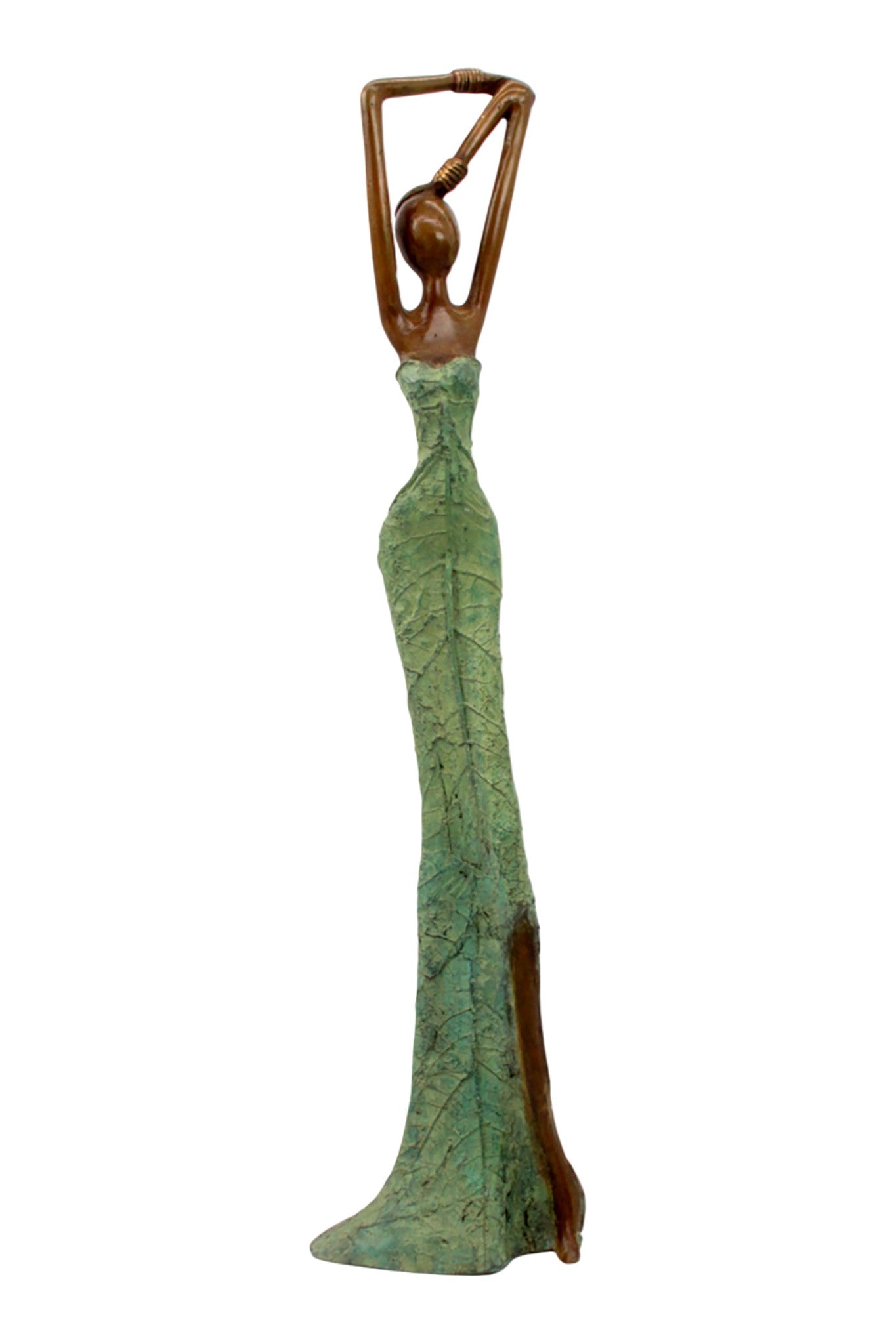 Bronze Issouf 55 cm vert n°2 