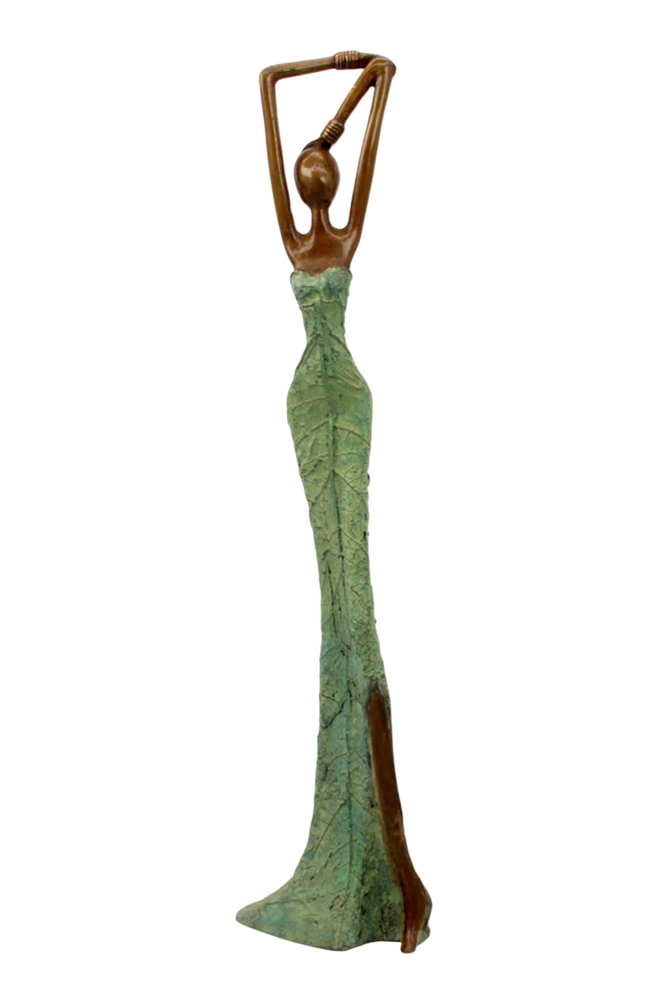 Bronze Issouf 55 cm vert n°2 