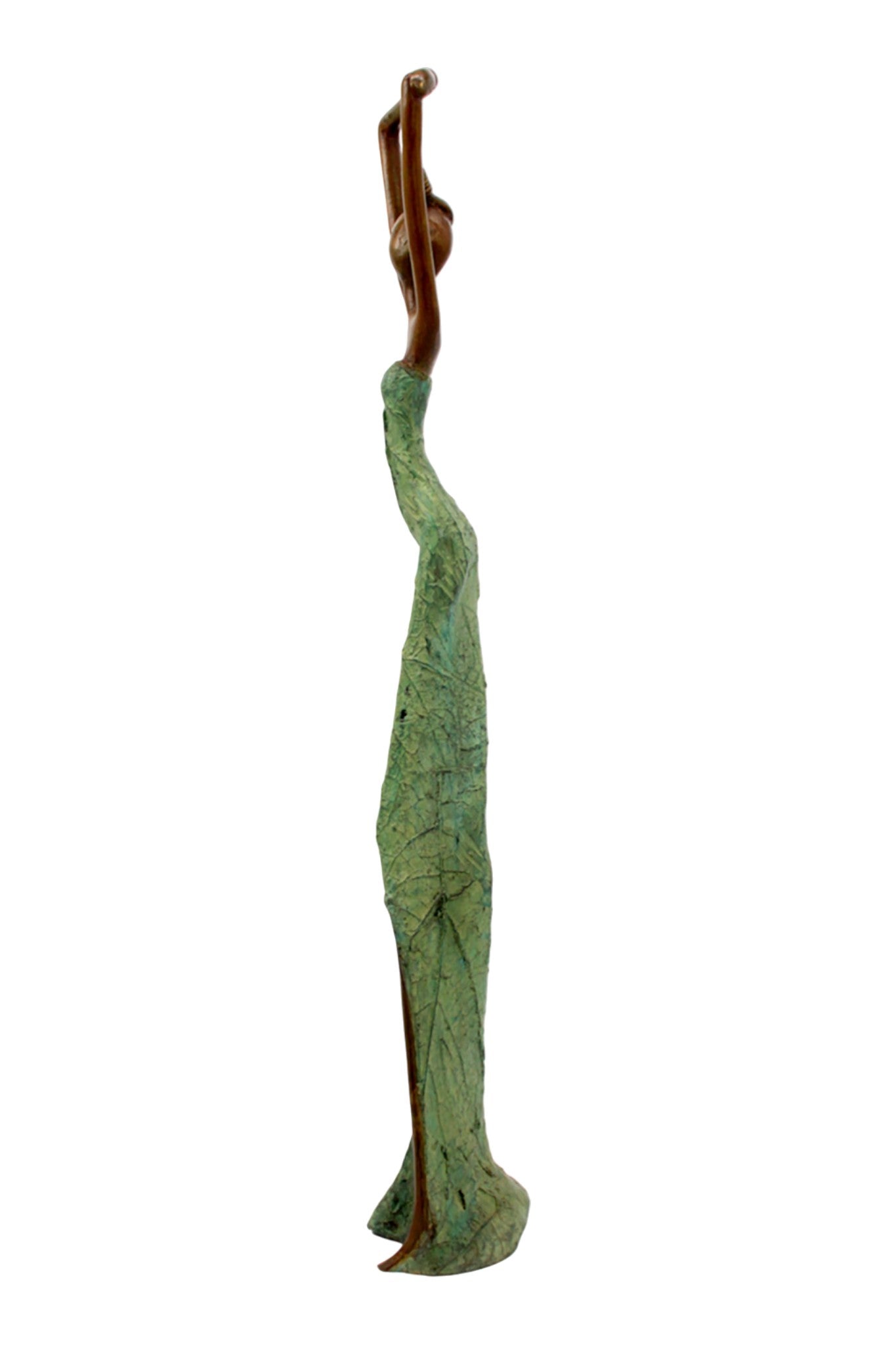 Bronze Issouf 55 cm vert n°2 