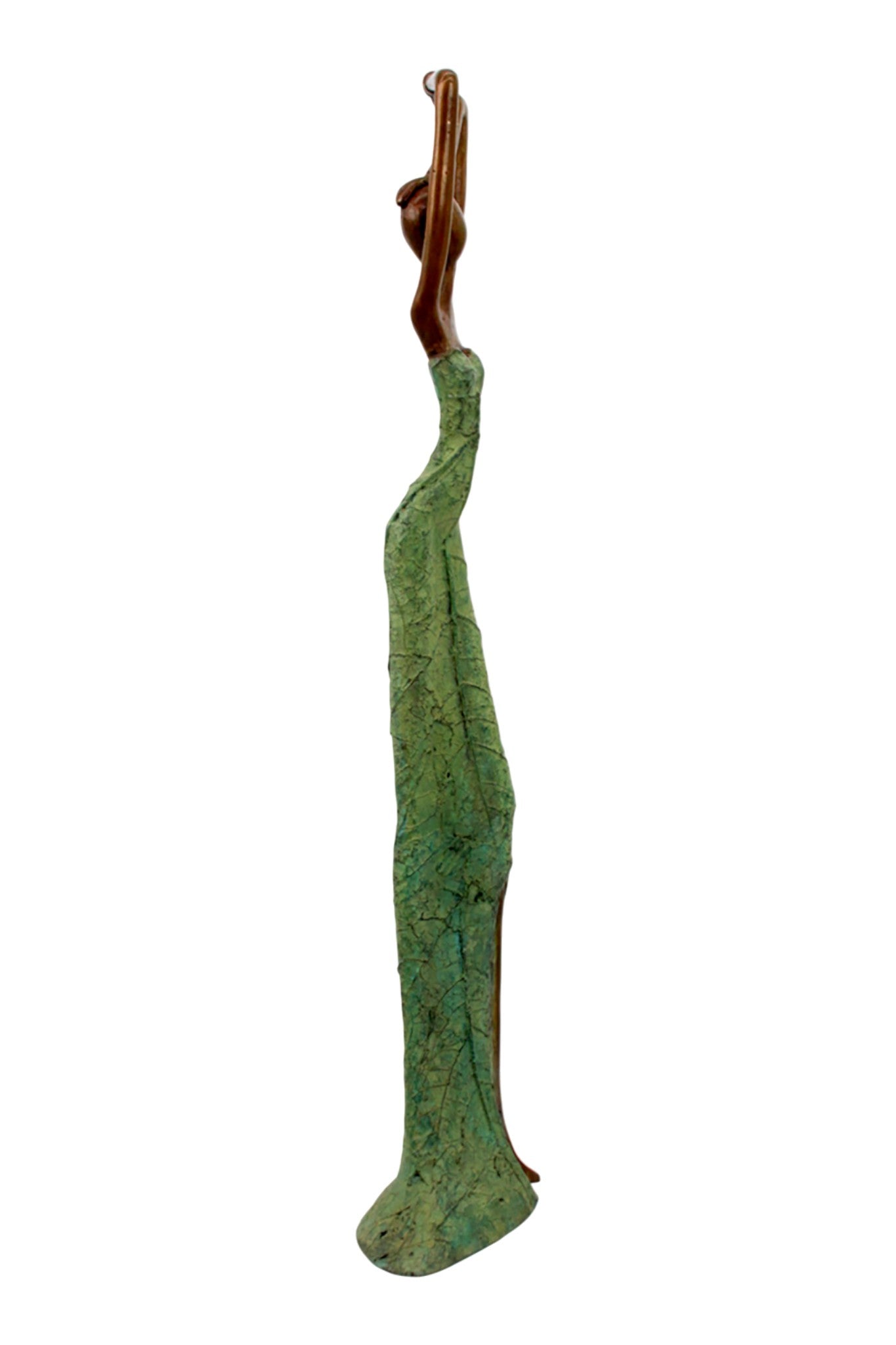 Bronze Issouf 55 cm vert n°2 