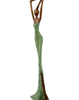 Bronze Issouf 55 cm vert n°2 