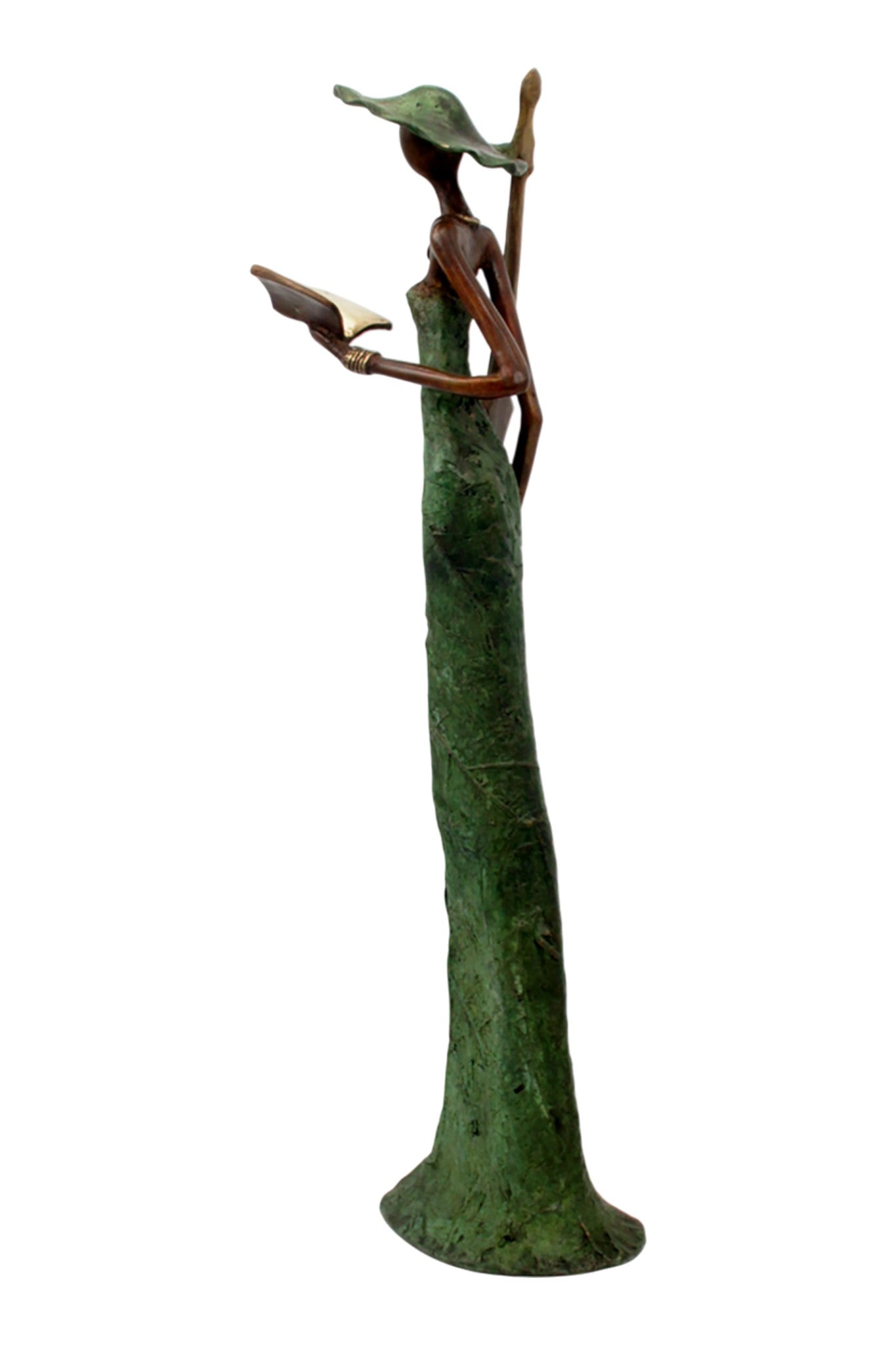 Bronze Issouf 55 cm vert n°5 
