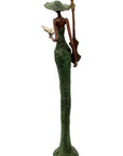 Bronze Issouf 55 cm vert n°5 