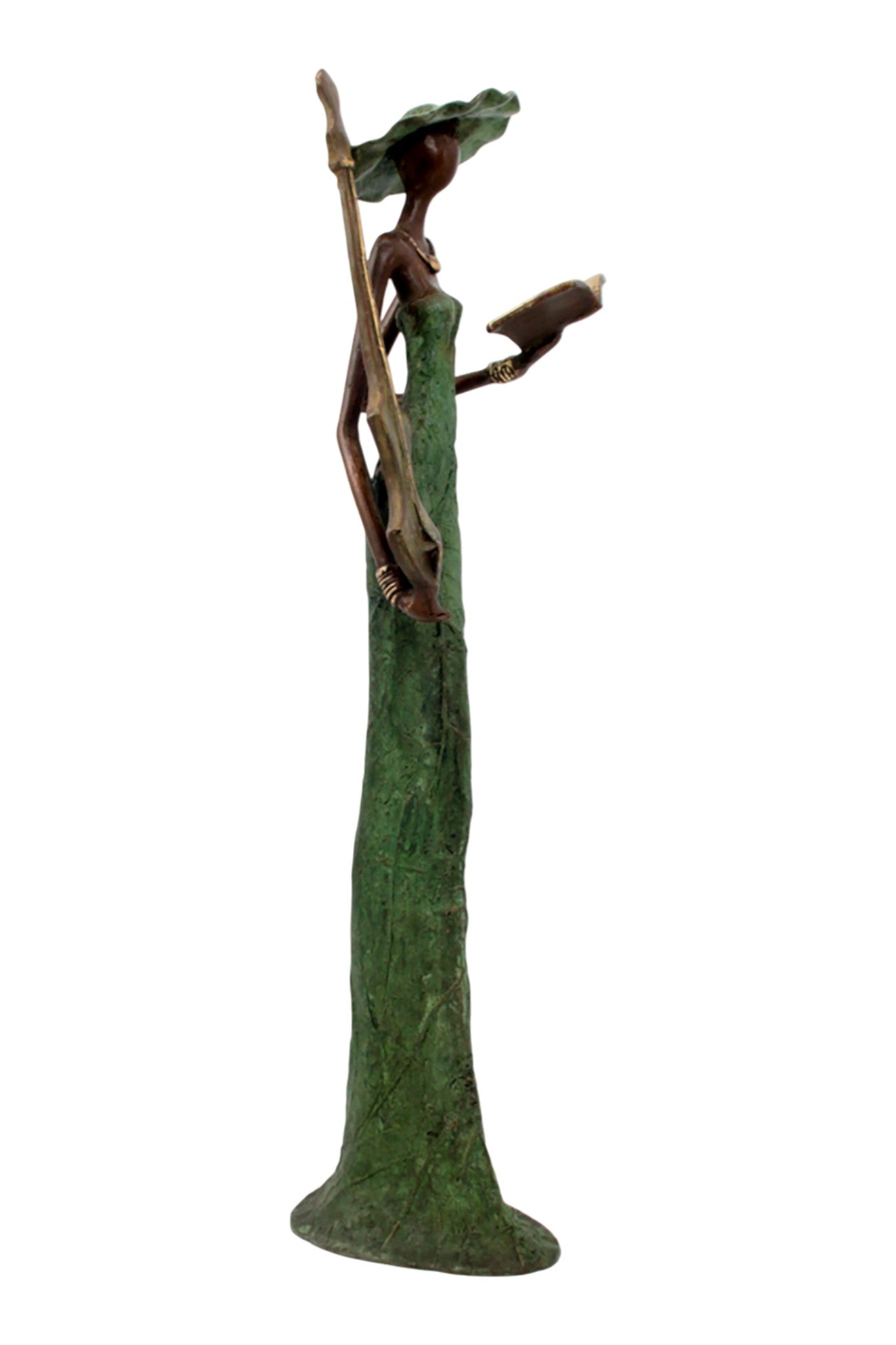 Bronze Issouf 55 cm vert n°5 