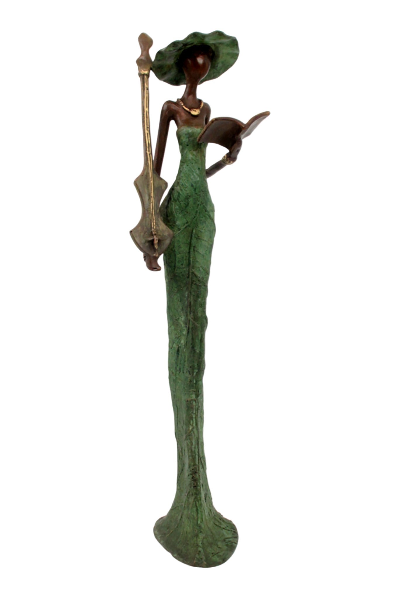 Bronze Issouf 55 cm vert n°5 