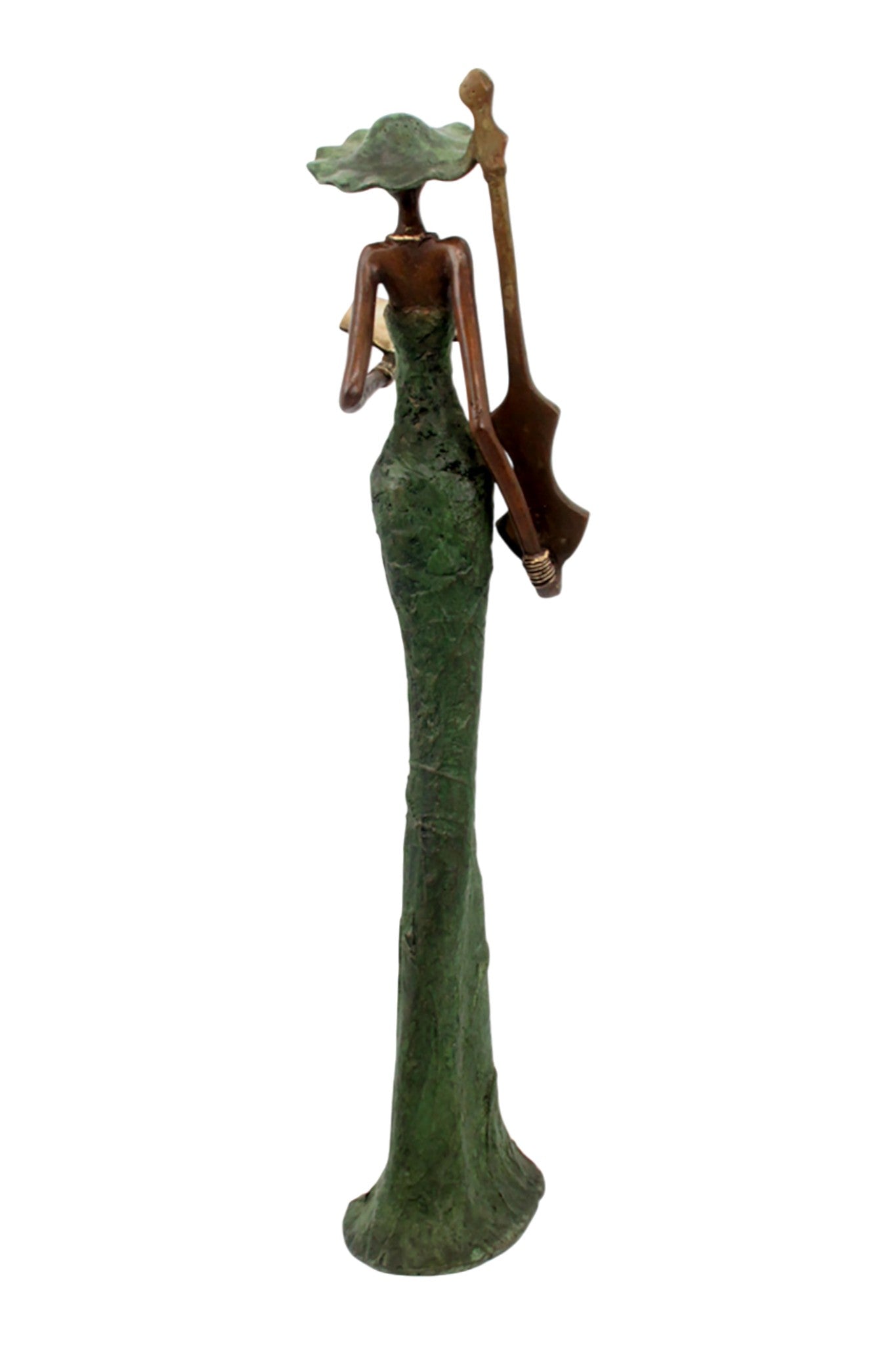 Bronze Issouf 55 cm vert n°5 