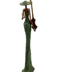 Bronze Issouf 55 cm vert n°5 