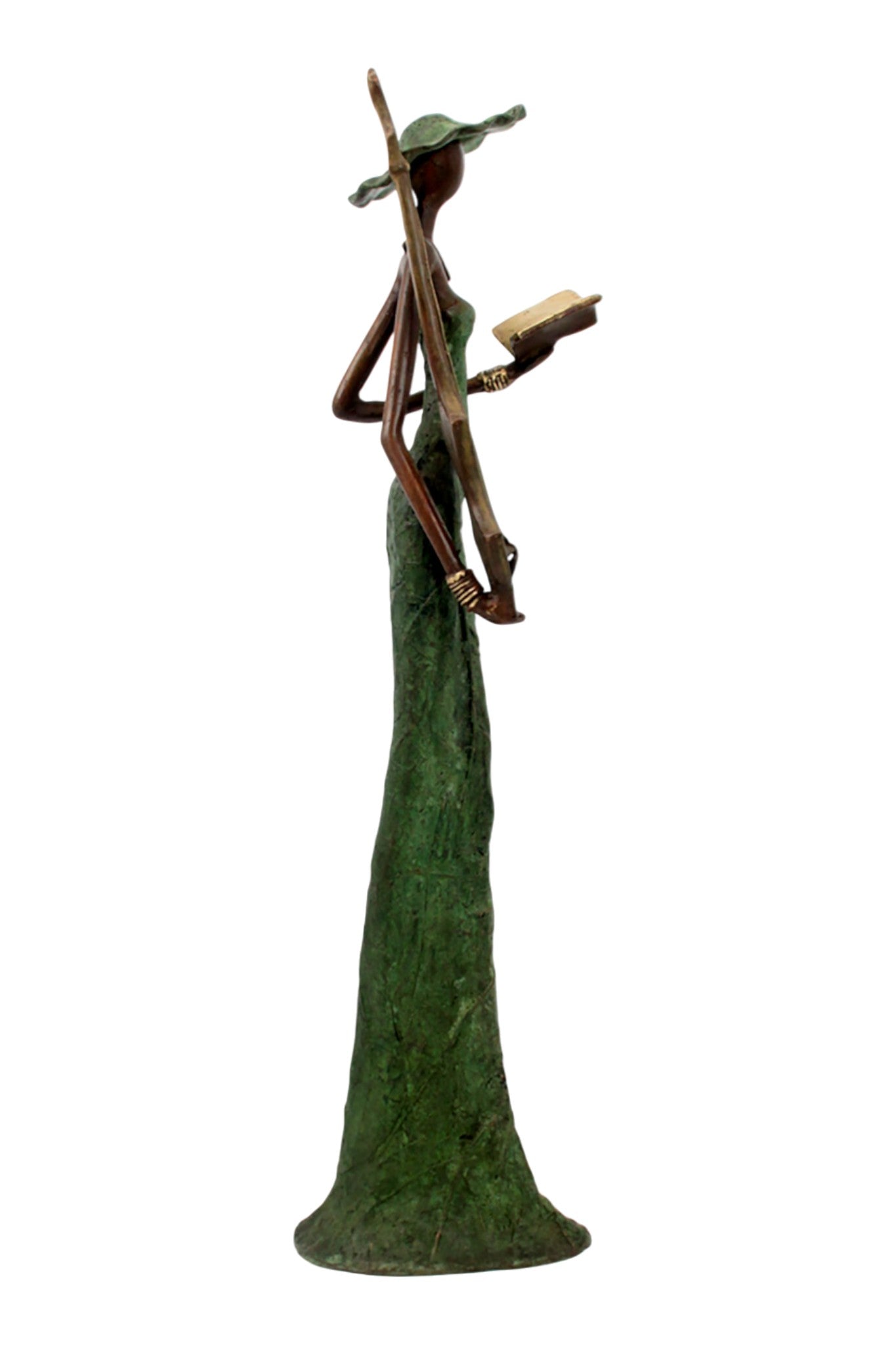 Bronze Issouf 55 cm vert n°5 