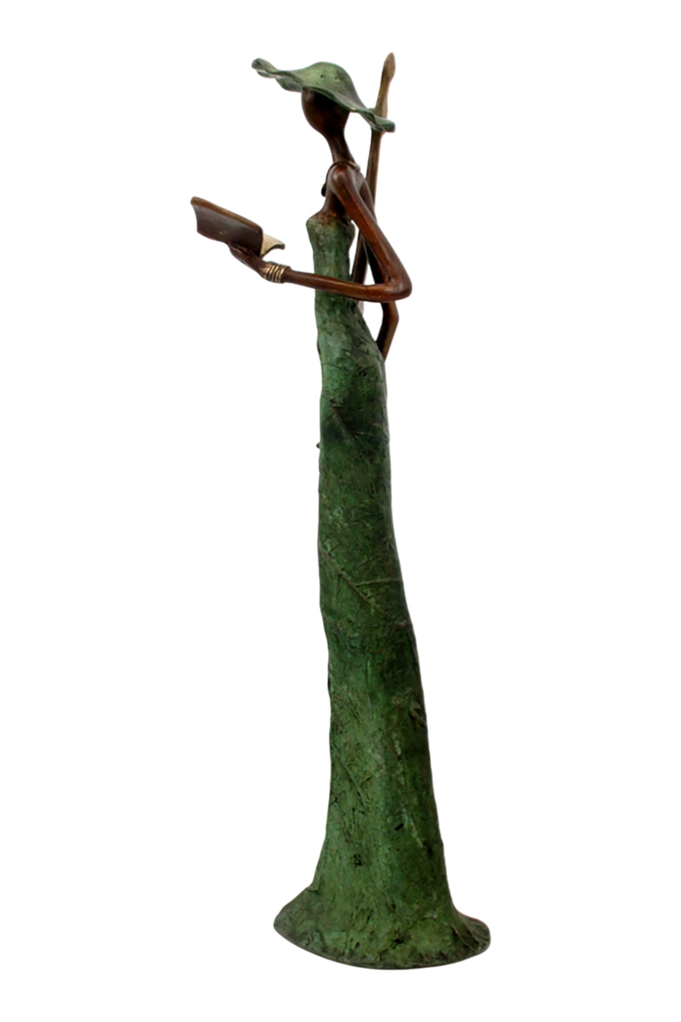 Bronze Issouf 55 cm vert n°5 