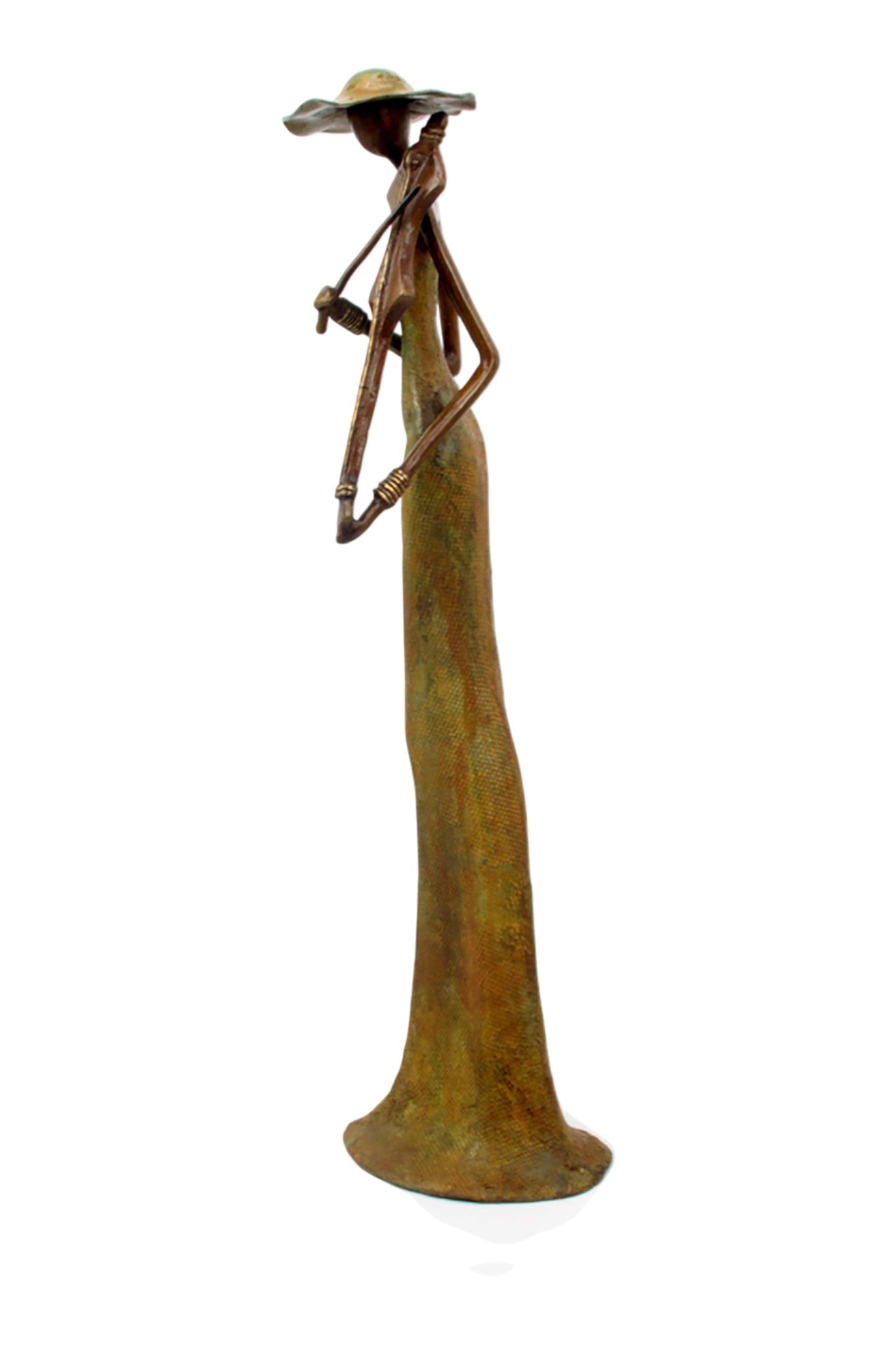 Bronze Issouf 55 cm vert n°6 