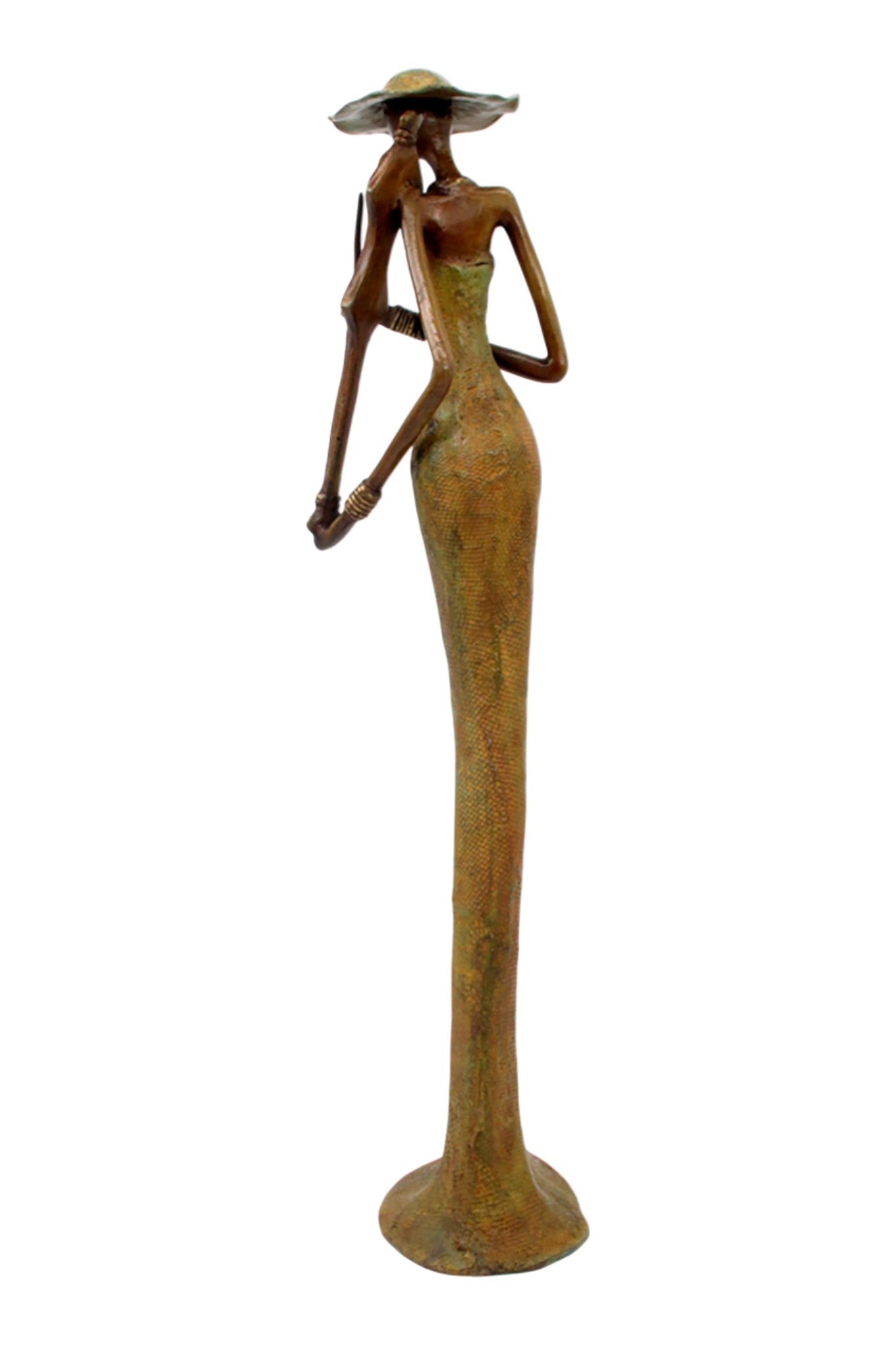 Bronze Issouf 55 cm vert n°6 