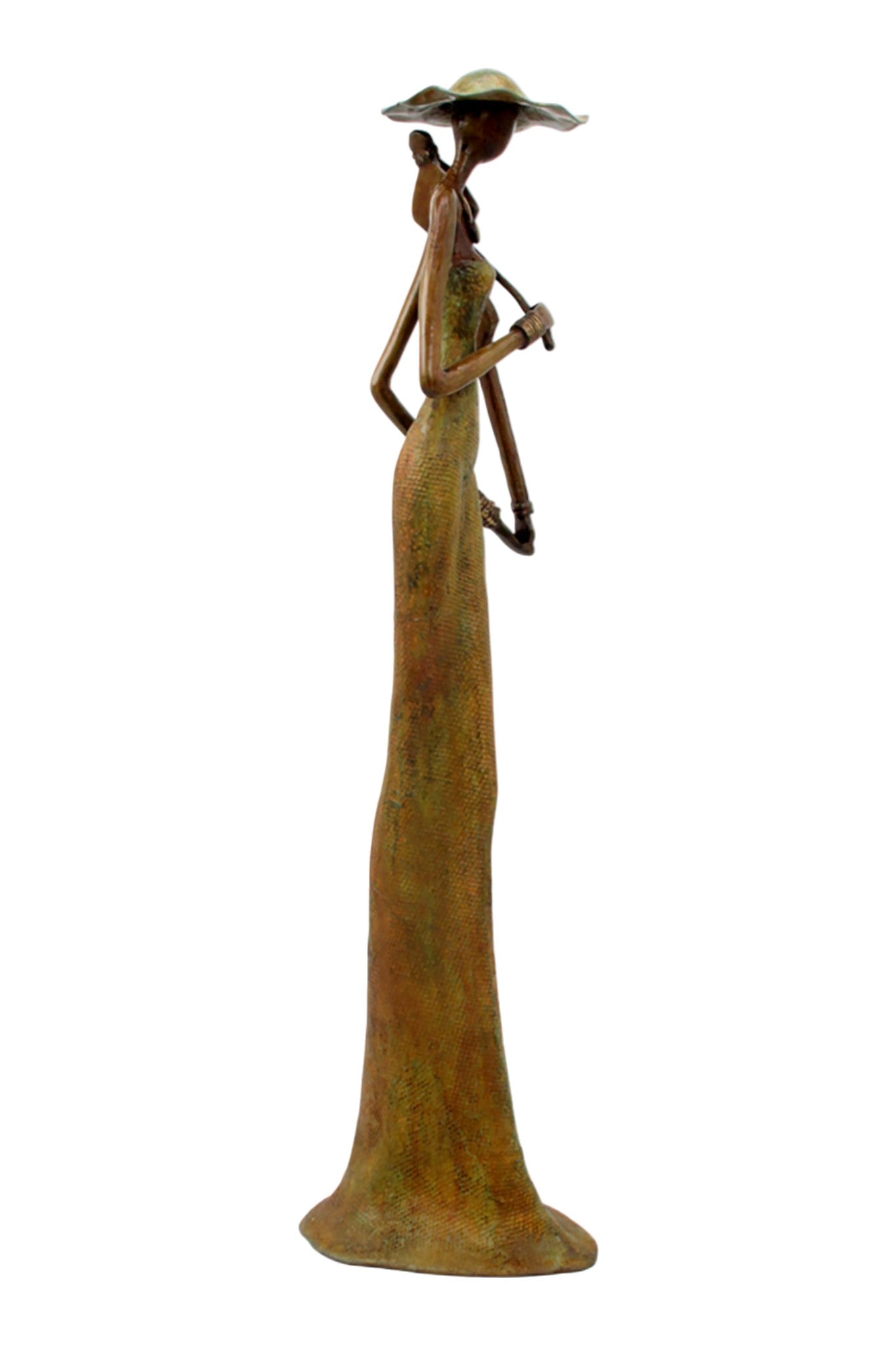 Bronze Issouf 55 cm vert n°6 