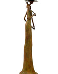 Bronze Issouf 55 cm vert n°6 