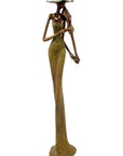 Bronze Issouf 55 cm vert n°6 