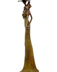 Bronze Issouf 55 cm vert n°6 