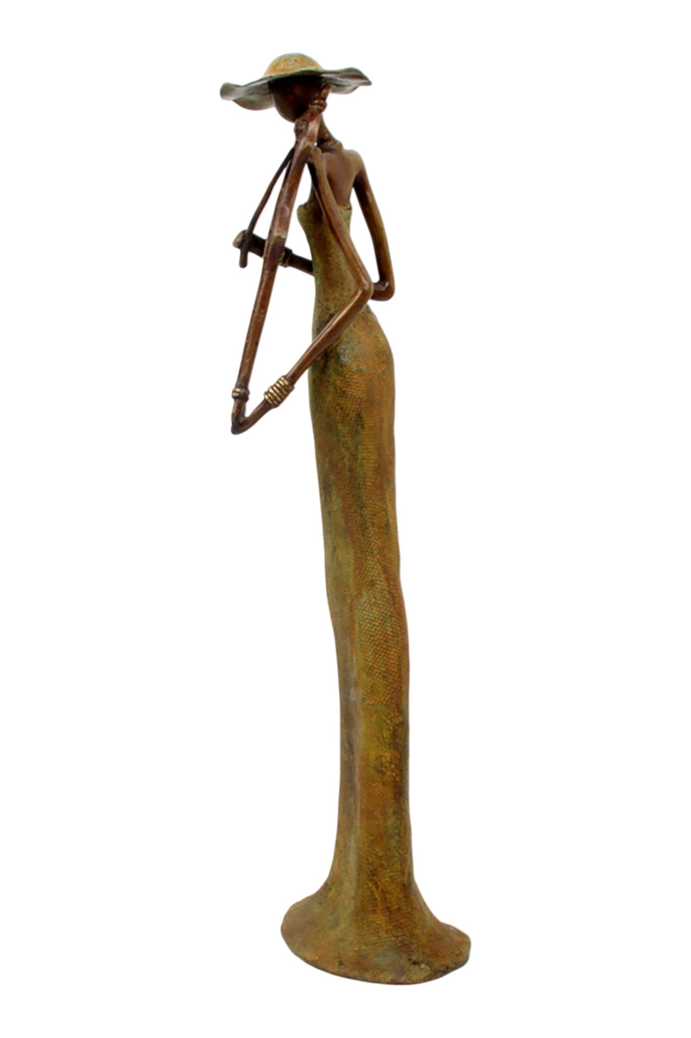 Bronze Issouf 55 cm vert n°6 