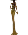 Bronze Issouf 55 cm vert n°6 