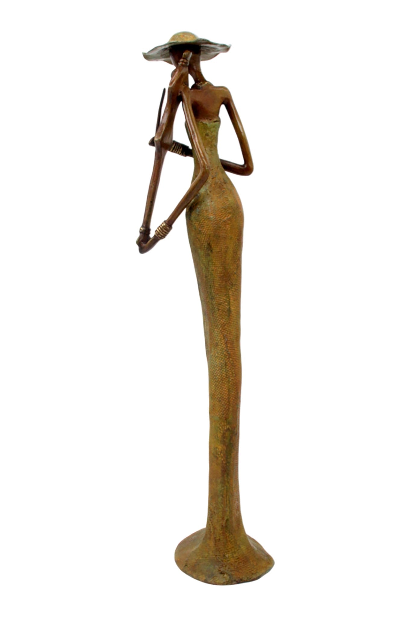 Bronze Issouf 55 cm vert n°6 
