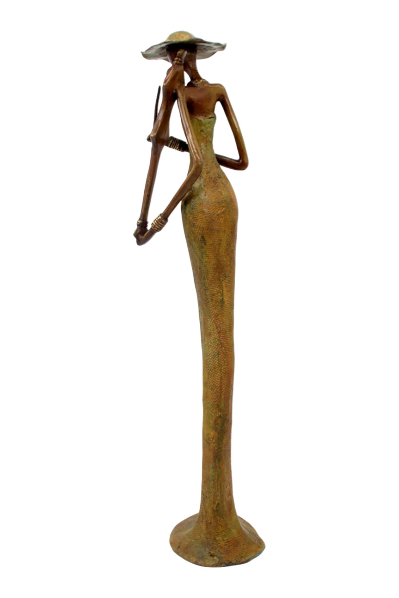 Bronze Issouf 55 cm vert n°6 