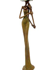 Bronze Issouf 55 cm vert n°6 