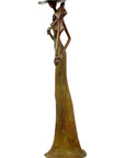Bronze Issouf 55 cm vert n°6 