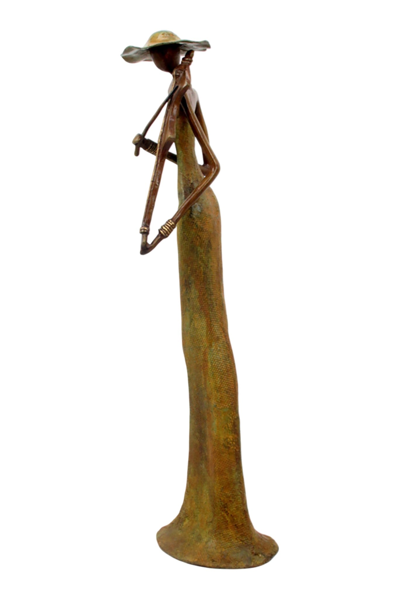 Bronze Issouf 55 cm vert n°6 