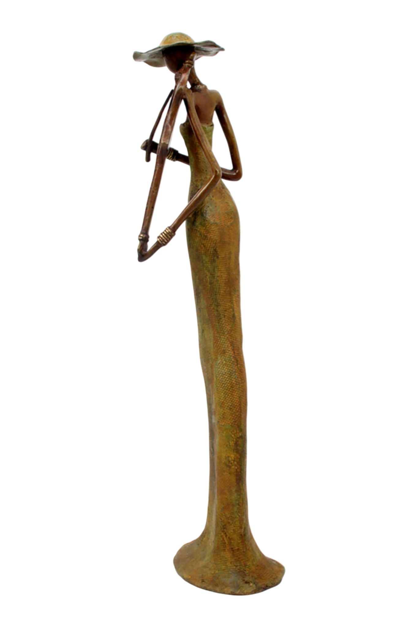 Bronze Issouf 55 cm vert n°6 